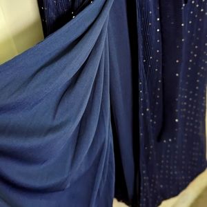 Baltic Born 'Grace' sparkle gown XL navy